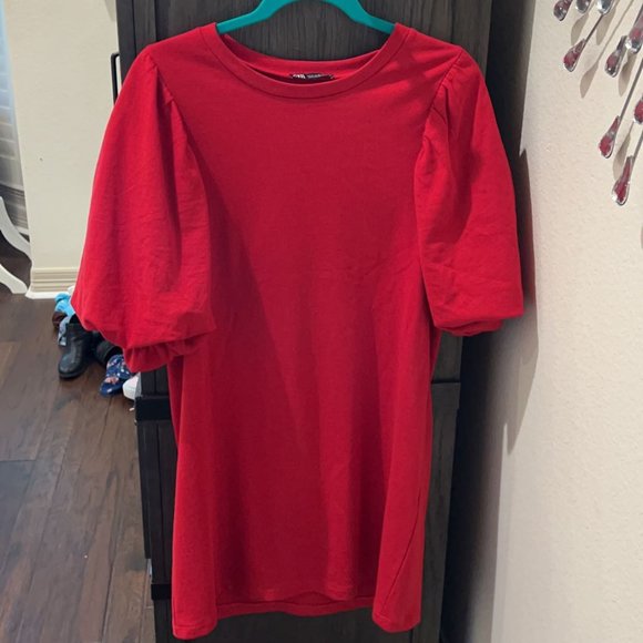 Zara Red Mini Dress, size Medium - Picture 2 of 6